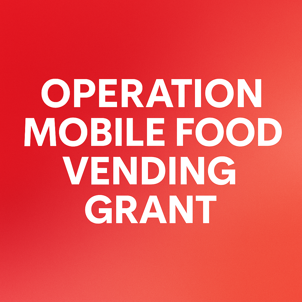 This program provides funding to help launch or expand mobile food vending operations, supporting local economies and ensuring fresh, affordable meals reach underserved communities.